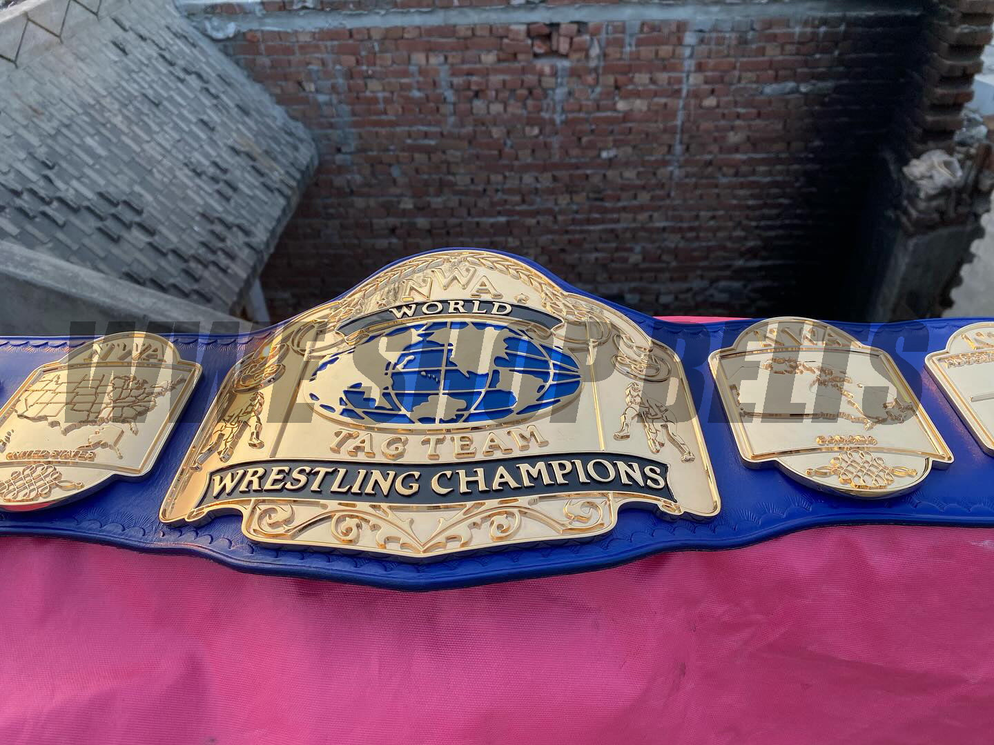 The 24K CNC NWA World Tag Team Heavyweight Premium CNC Championship Belt Replica