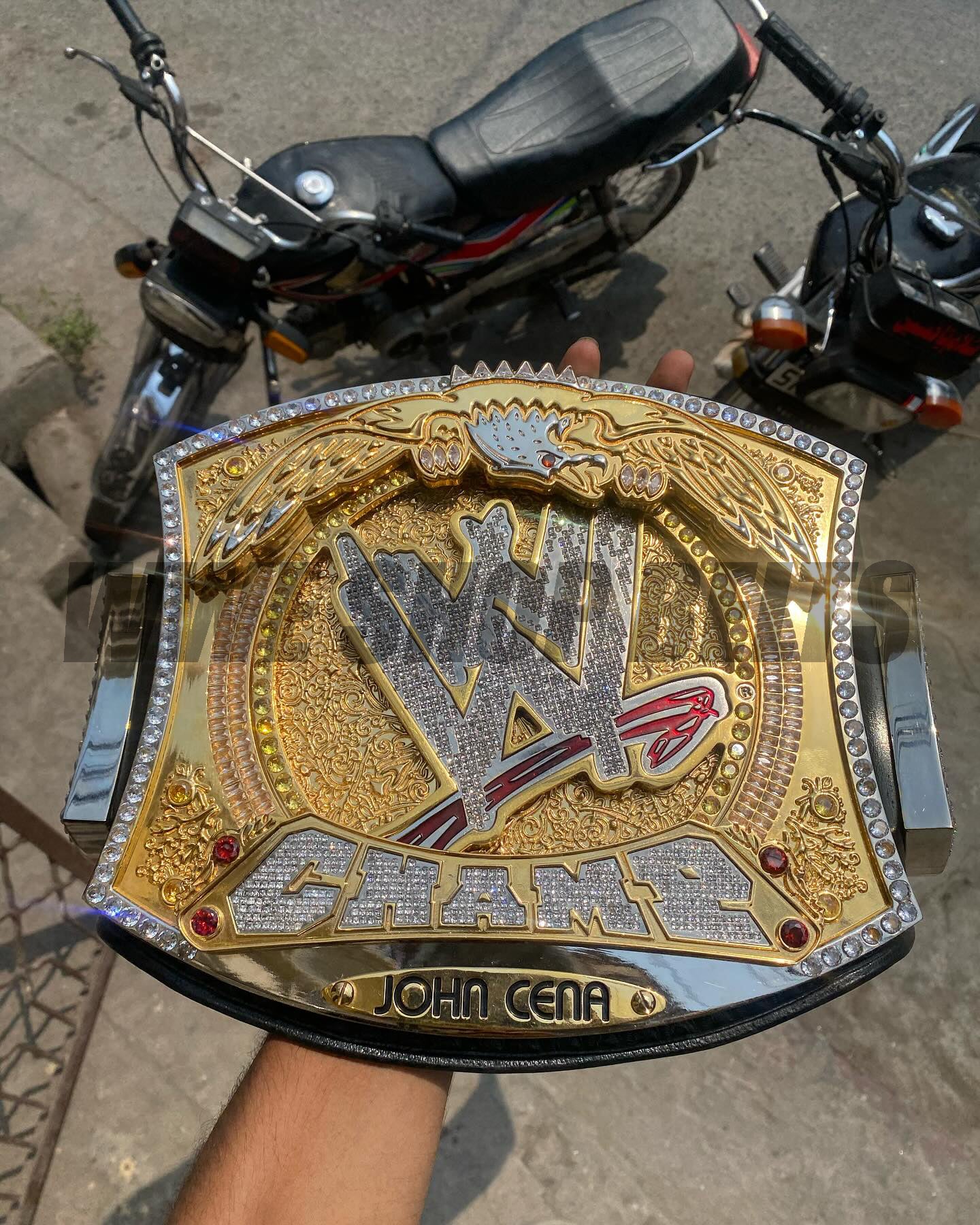 The 24K CNC WWE Heavyweight Spinner Premium CNC Championship Belt Replica