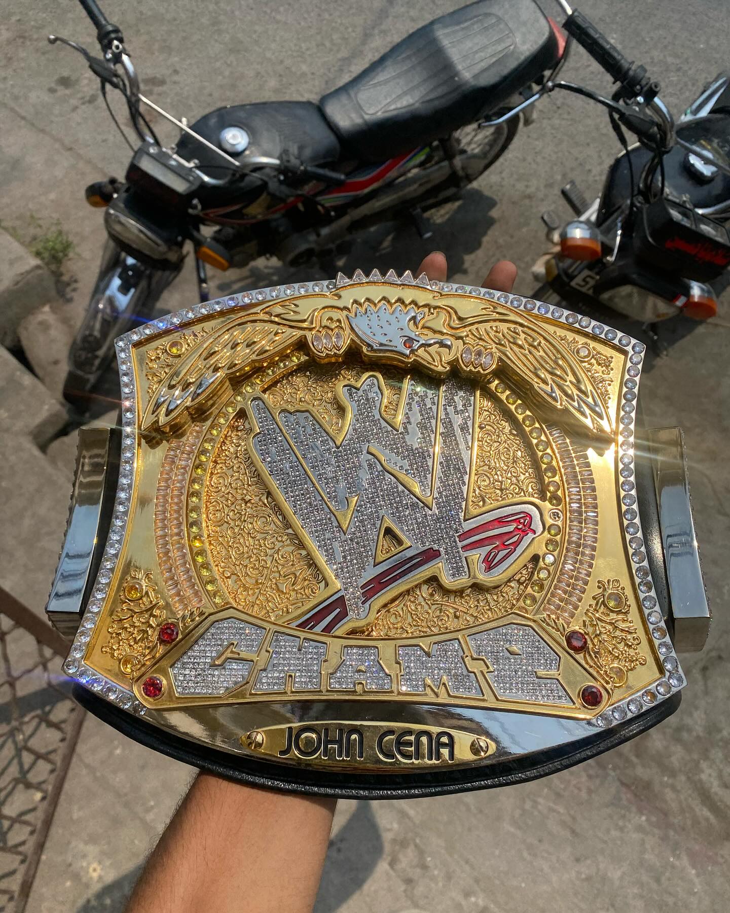 The 24K CNC Title Heavyweight Spinner Premium CNC Championship Belt Replica