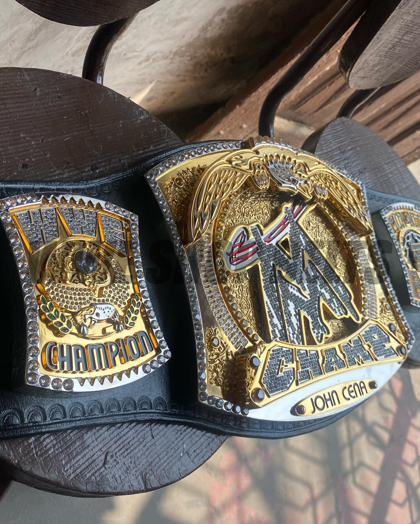 The 24K CNC WWE Heavyweight Spinner Premium CNC Championship Belt Replica