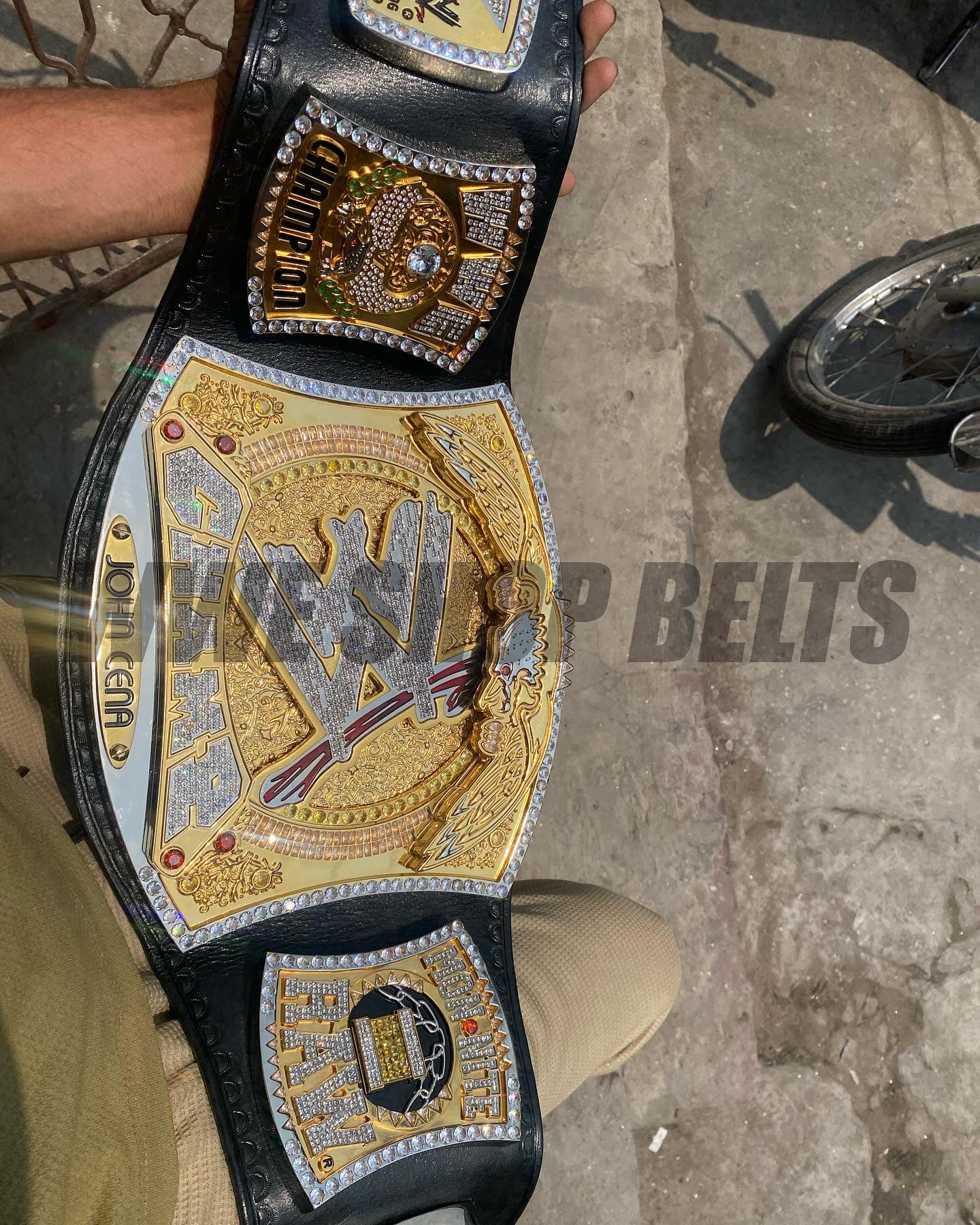 The 24K CNC WWE Heavyweight Spinner Premium CNC Championship Belt Replica