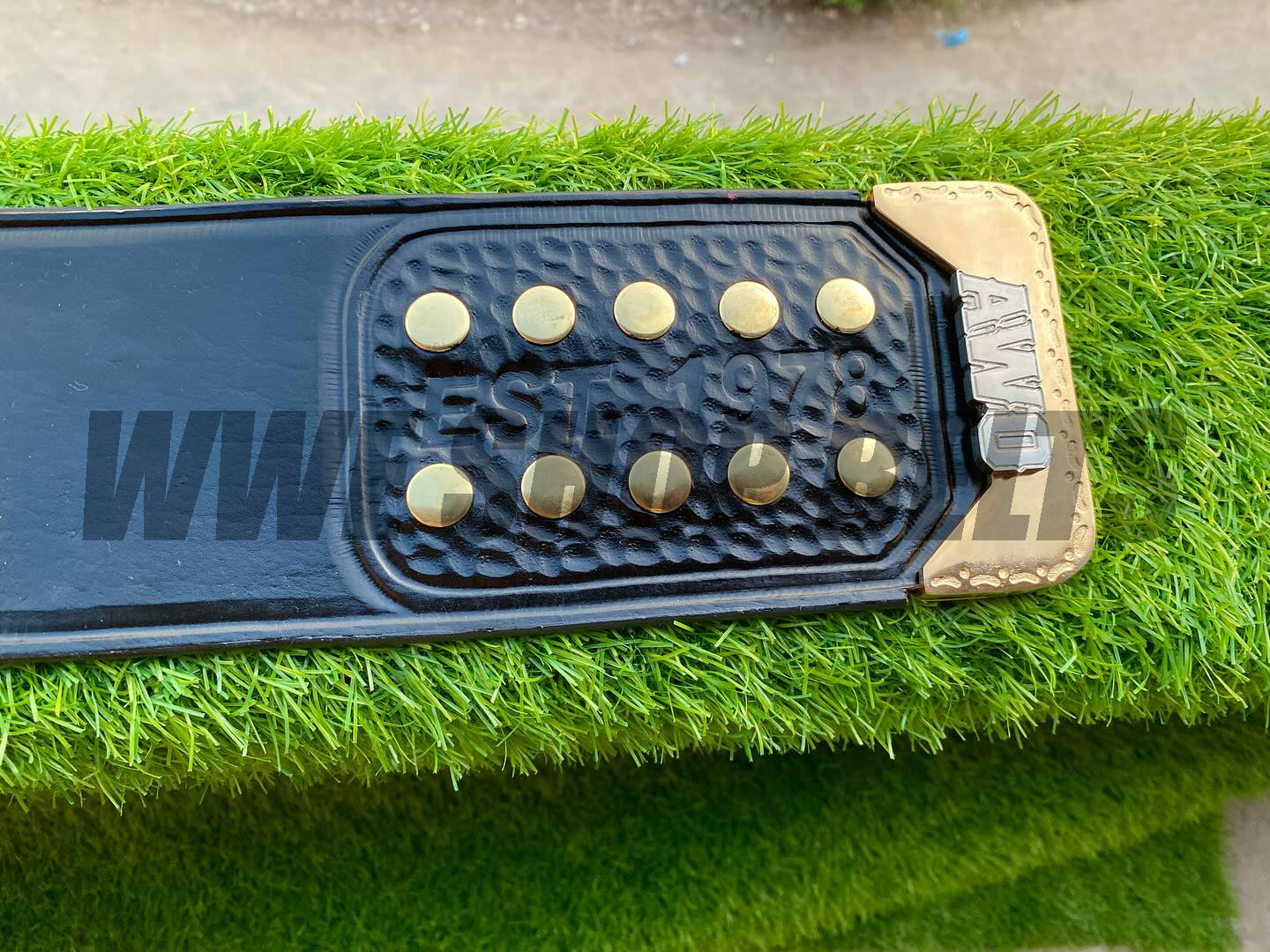 The 24K CNC AWO World Champion Premium CNC Championship Belt Replica
