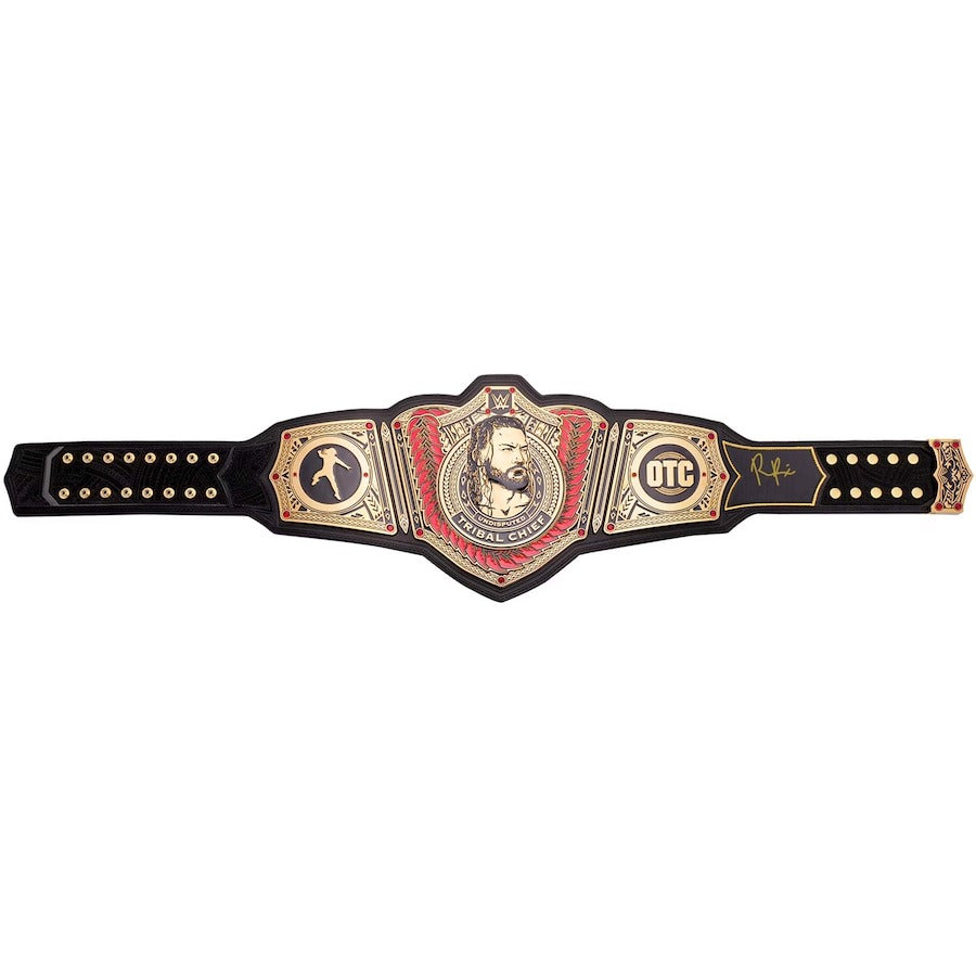 Roman Reigns WWE Autographed Tribal Chief Replica Championship Title Belt