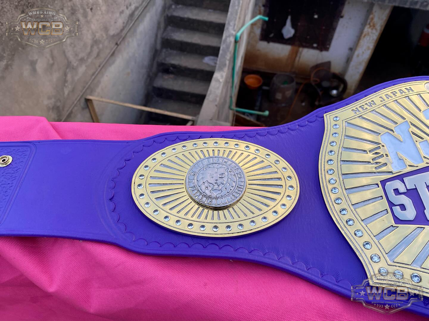 NJPW Strong Women’s Champion Wrestling Belt – Purple & Gold