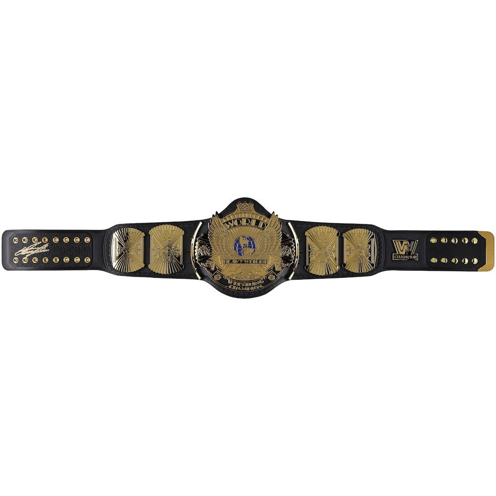 The Undertaker WWE Autographed Winged Eagle Replica Title Belt