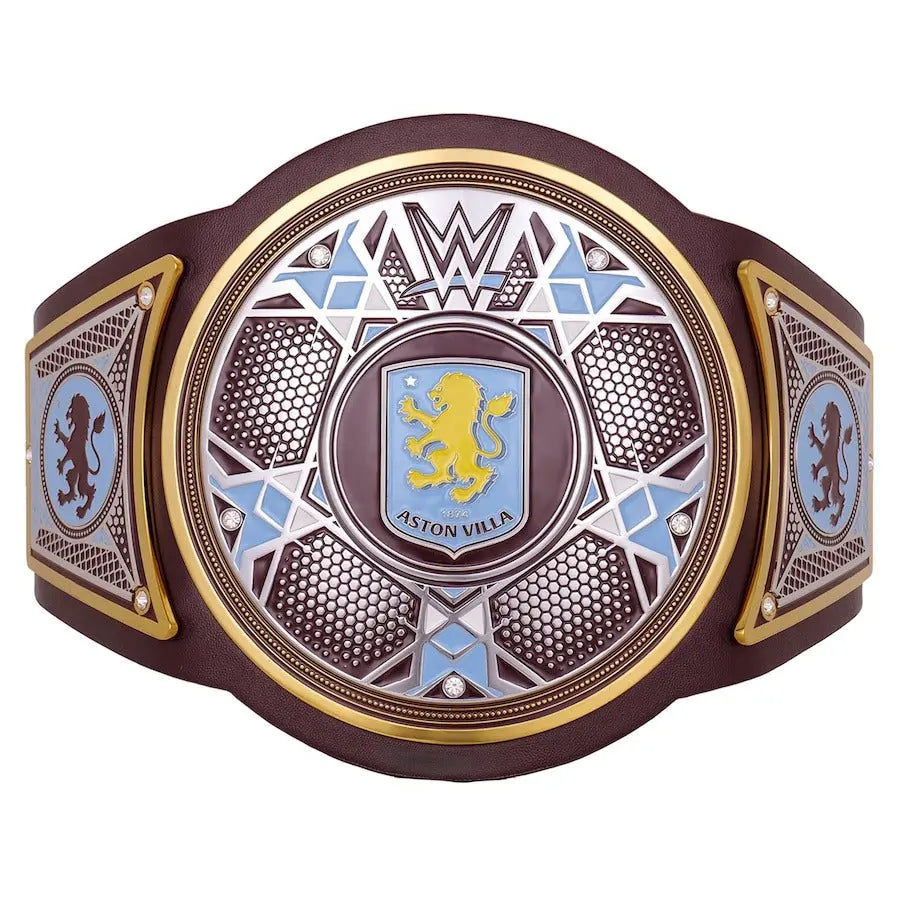WWE x Aston Villa Legacy Champion Replica Belt – Iconic Football & Wrestling Tribute