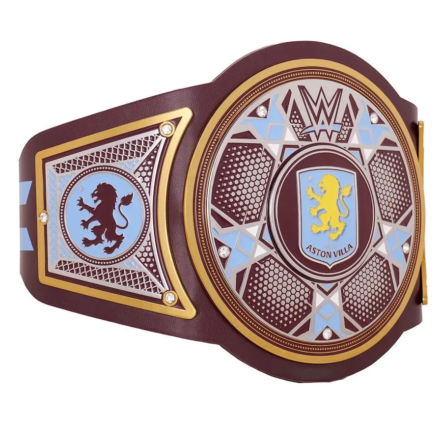 WWE x Aston Villa Legacy Champion Replica Belt – Iconic Football & Wrestling Tribute