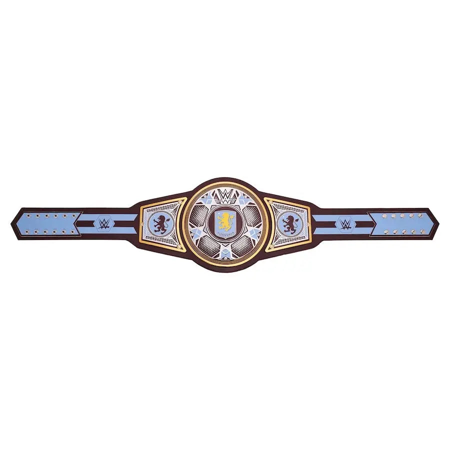 WWE x Aston Villa Legacy Champion Replica Belt – Iconic Football & Wrestling Tribute