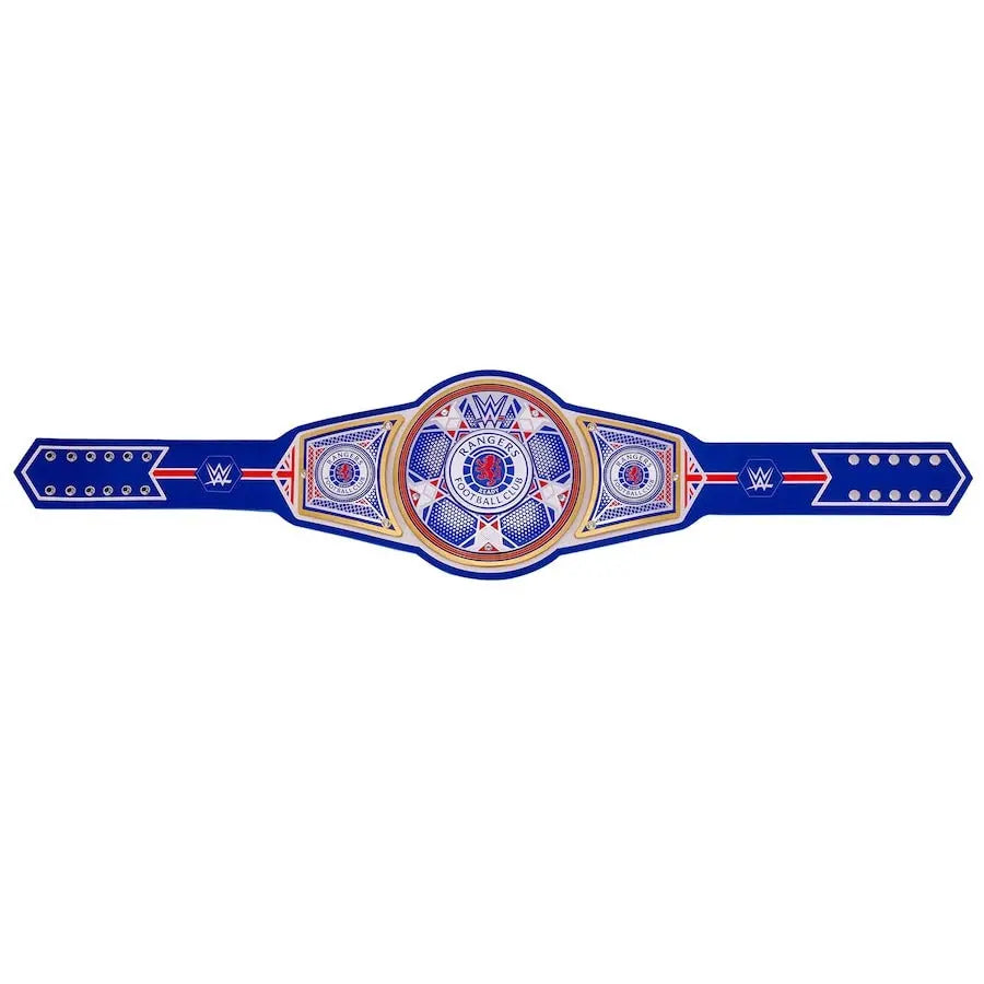 WWE x Rangers FC collectible Legacy Championship Replica Belt – Official Football x Wrestling Collectible